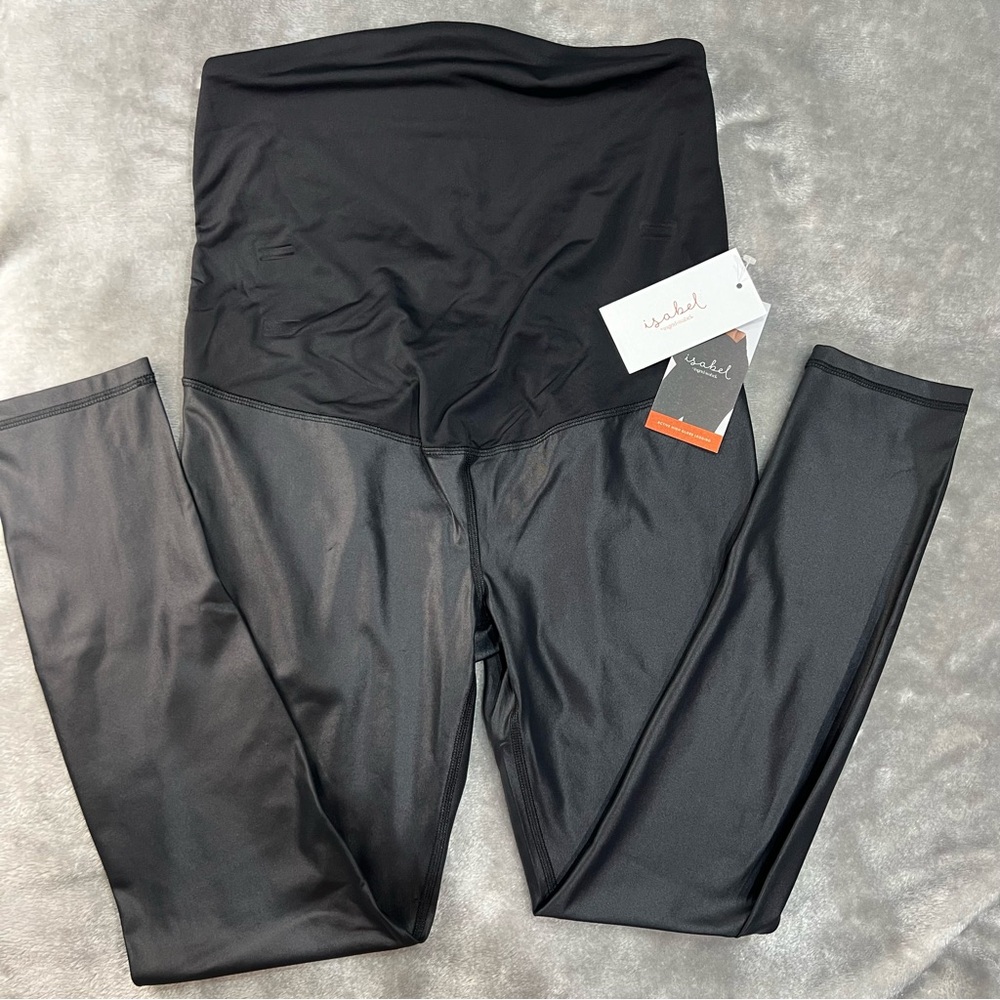 Isabel Maternity High Gloss Black